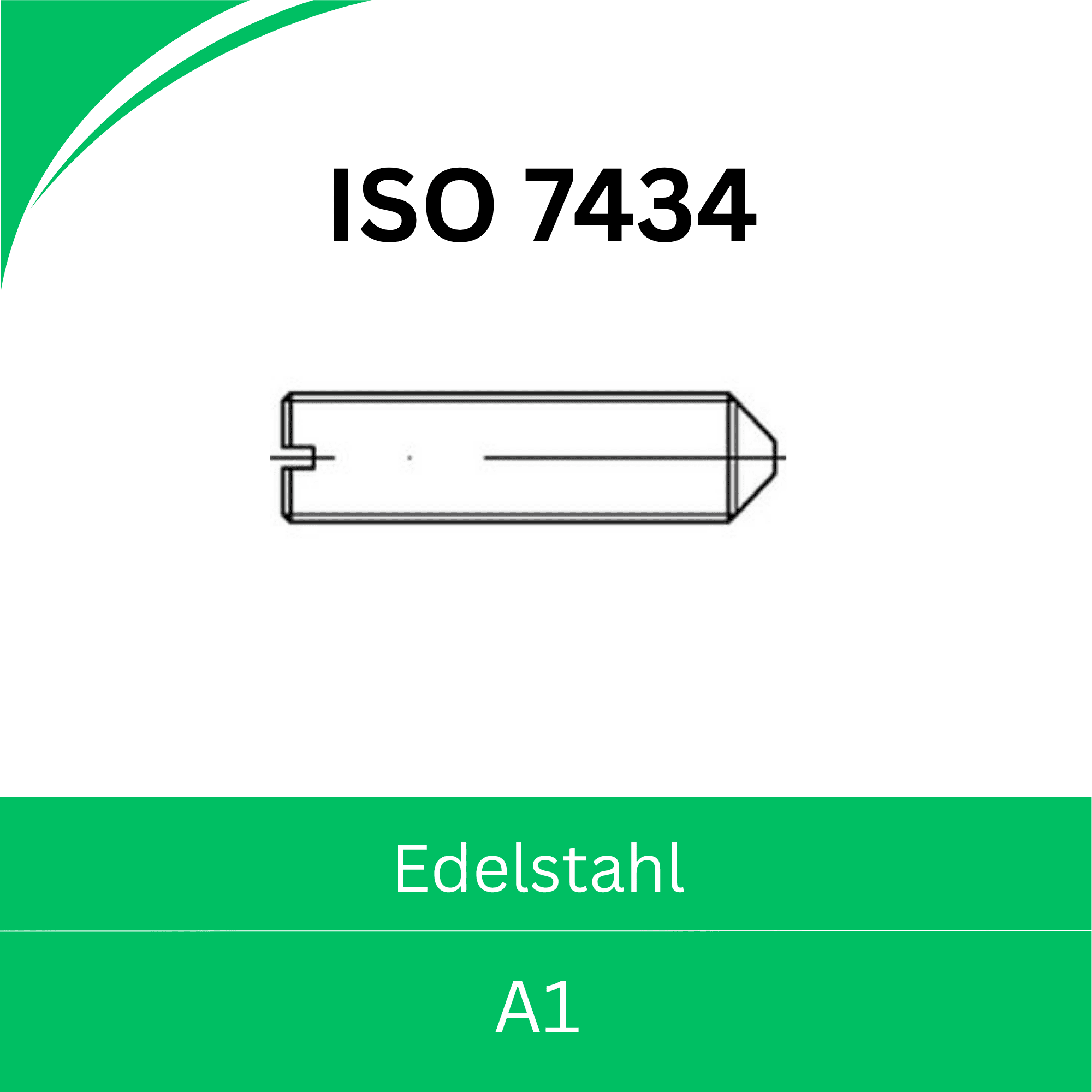 Bild von ➤ Kategorie: ISO 7434 Edelstahl (A1) 